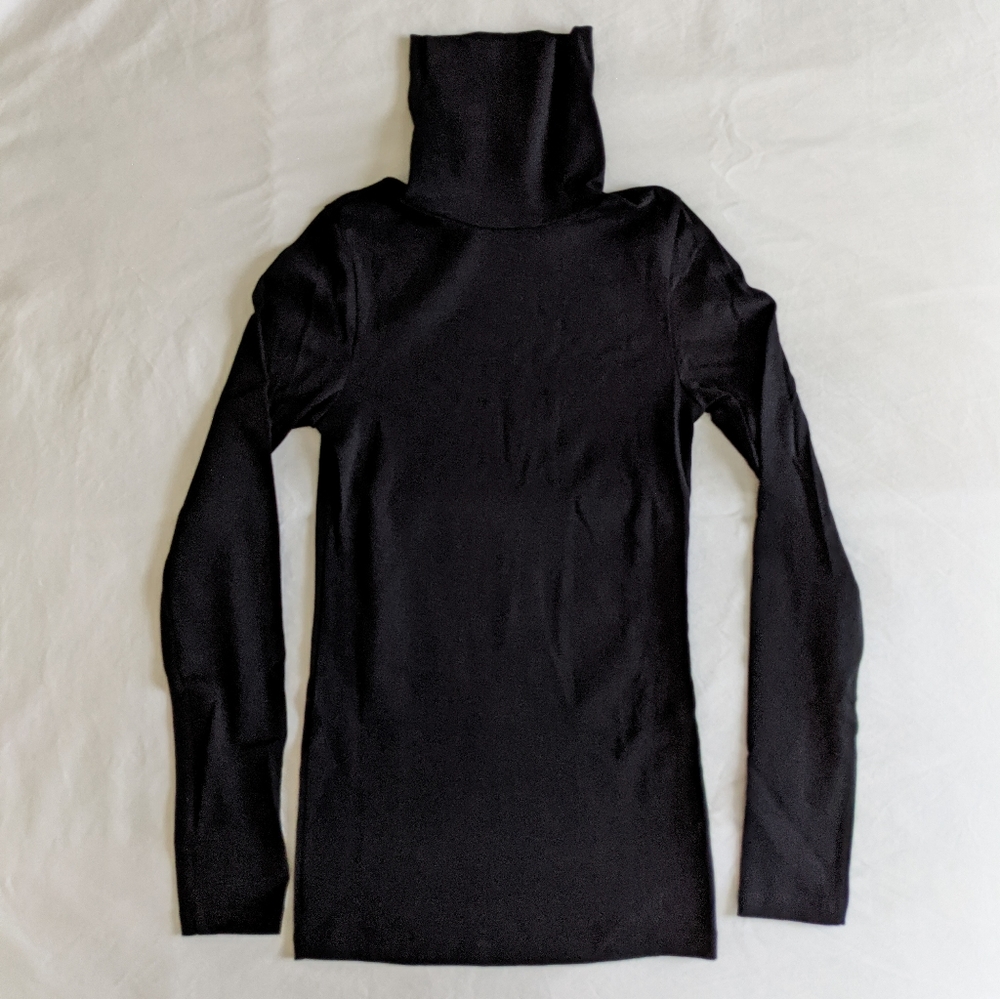 Black J Crew Perfect Fit Turtleneck Sweater Size S